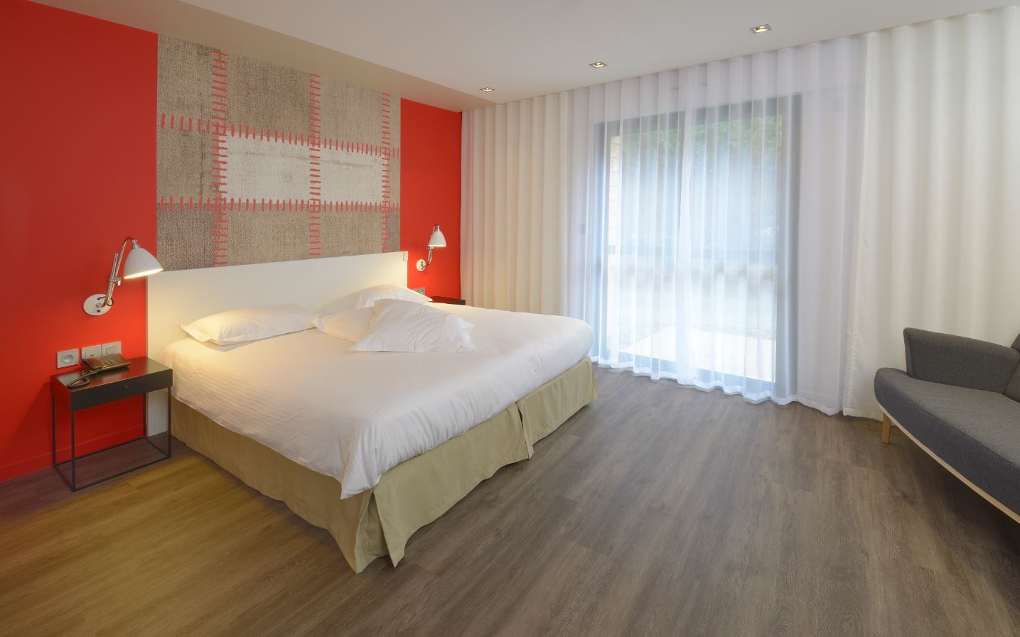 Logis Domaine Du Moulin Cavier Hotell Avrillé Eksteriør bilde